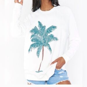 Show Me Your MuMu Sweatshirt Simon Palm Tree